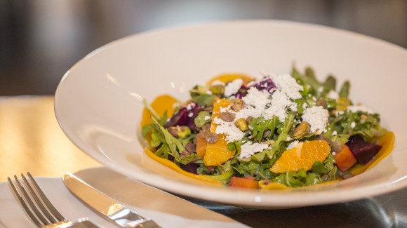 Mâche Rosettes, Orange & Beetroot Salad