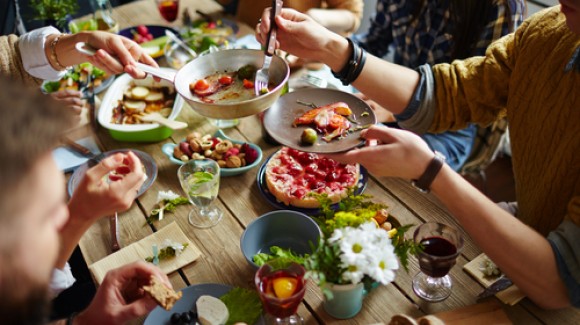 Create a salad to share at work