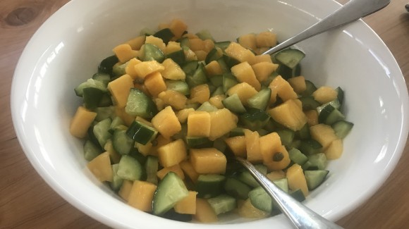 Mango-/ Gurkensalat