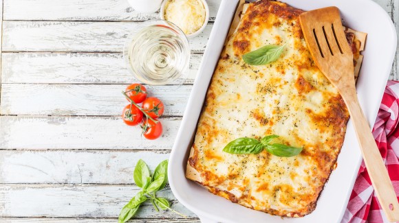 Vegetable lasagne