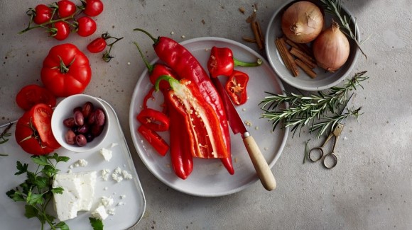 Grilling vegetables