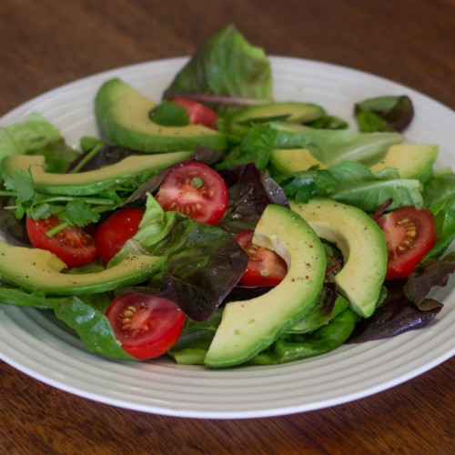 Salanova Butter Lettuce With Avocado Tomato And Fresh Herbs