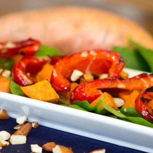 Spinach And Sweet Potato Salad Love My Salad