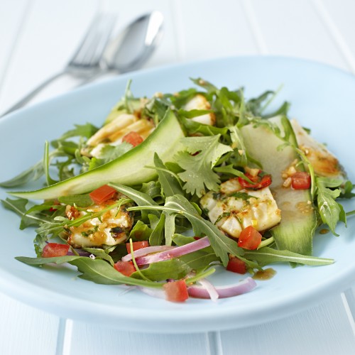 Grilled Squid With Thai Wild Rocket Salad Love My Salad